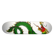 dragon planches à roulettes customisées