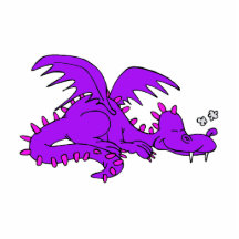 Dragon pourpre Sleeping.png Photo En Découpe