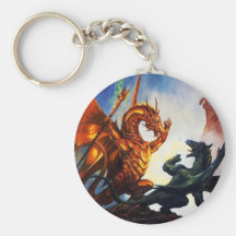 Dragon puissant Keyhain Porte-clef