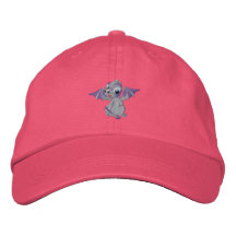 Dragon rose mignon de bébé casquette de baseball brodée