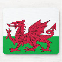 Dragon rouge patriotique du Pays de Galles Mousepa Tapis De Souris
