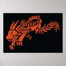 Dragon tribal de transitoire posters