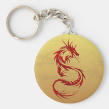 Dragon tribal porte-clé