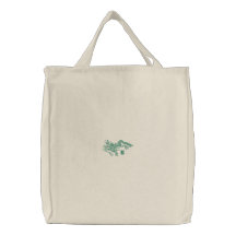 Dragon vert sac en toile