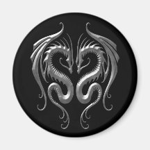 Dragons de fer aimants pour réfrigérateur