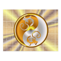 Dragons de zen carte postale