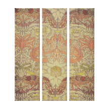 Dragons et textile Canva enveloppé par motif de pa Toile Tendue Sur Châssis