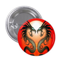 Dragons tribaux jumeaux badges