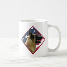 Drapeau 2 de Malinois de Belge Tasse À Café
