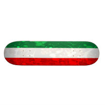 Drapeau abstrait de l'Italie Planches À Roulettes Customisées