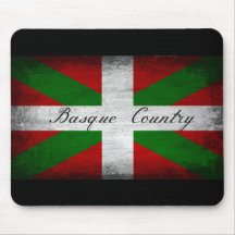 Drapeau affligé par pays Basque Tapis De Souris