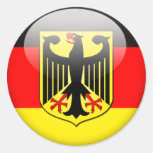Drapeau allemand 2,0 autocollants