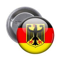 Drapeau allemand 2,0 badges publicitaires