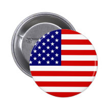 Drapeau américain badge avec épingle