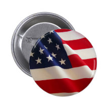 Drapeau américain badges avec agrafe