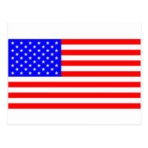 DRAPEAU AMÉRICAIN CARTE POSTALE