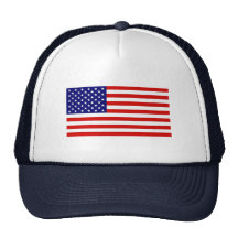 Drapeau américain casquettes de camionneur