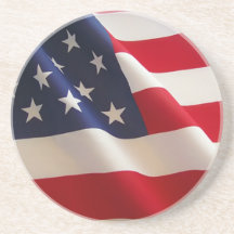 Drapeau américain dessous de verres