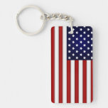 Drapeau américain Keychain Porte-clefs