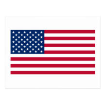 Drapeau américain officiel carte postale