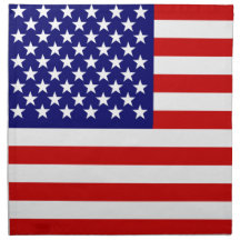 Drapeau américain serviette en tissu