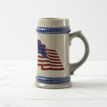 Drapeau américain Stein Mug À Café