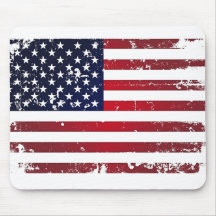 Drapeau américain tapis de souris