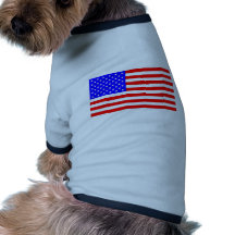 DRAPEAU AMÉRICAIN TEE-SHIRTS POUR CHIEN