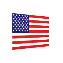 Drapeau américain toile tendue