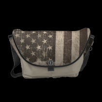 Drapeau américain vintage sacs messenger