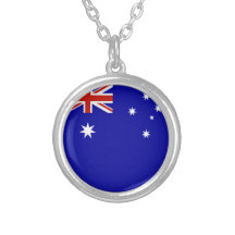 Drapeau australien colliers personnalisés