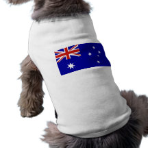 Drapeau australien t-shirts pour chien