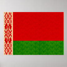 Drapeau biélorusse de motif vintage posters