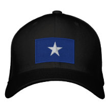 Drapeau bleu mignon casquette de baseball
