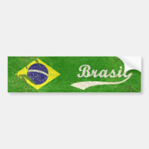 Drapeau brésilien autocollant pour voiture