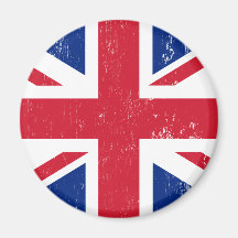 Drapeau britannique BRITANNIQUE de l'anglais de la Aimant
