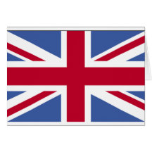 DRAPEAU BRITANNIQUE CARTE DE VŒUX