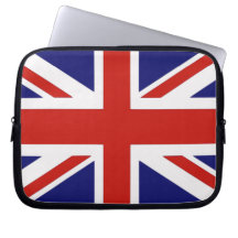 Drapeau britannique housse ordinateur portable