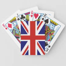 Drapeau britannique jeux de cartes