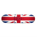 Drapeau BRITANNIQUE le MUSÉE Zazzle - amour d'I mo Plateau De Skate
