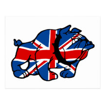 Drapeau britannique patriotique de Britsh de boule Carte Postale