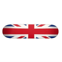 Drapeau britannique planches à roulettes customisées