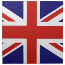 Drapeau britannique serviettes en tissus