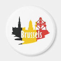 Drapeau Bruxelles Magnets