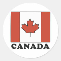 Drapeau canadien autocollants