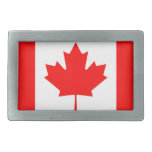 Drapeau canadien boucles de ceinture