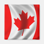 Drapeau canadien de ondulation magnets pour réfrigérateur
