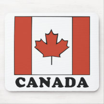 Drapeau canadien tapis de souris