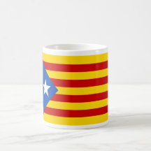 Drapeau catalan de l'indépendance de "L'Estelada B Tasses