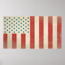Drapeau civil américain de copie de paix posters